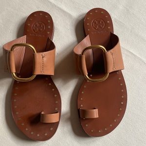 Tory Burch tan sandals 36.5